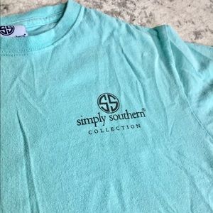 Blue/Teal Simply Southern Shirt